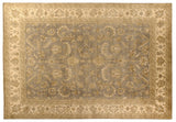 Exquisite Rugs Antique Weave Oushak hand-knotted New Zealand Wool 9340 Gray/Ivory 18' x 14' Area Rug