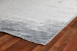 Exquisite Rugs Dove handloomed Viscose 9410 Blue 9' x 6' Area Rug