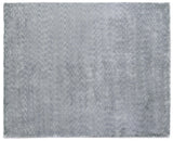 Exquisite Rugs Dove handloomed Viscose 9410 Blue 9' x 6' Area Rug