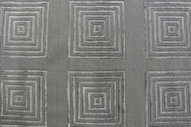 Exquisite Rugs Metro Velvet hand-knotted Wool/Viscose 9418 Light Blue 14' x 10' Area Rug