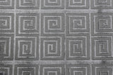 Exquisite Rugs Greek Key hand-knotted Wool/Viscose 9420 Light Blue 8' x 5' Area Rug