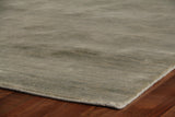 Exquisite Rugs Wool Dove handloomed New Zealand Wool 9470 Green/Blue 18' x 3' Area Rug