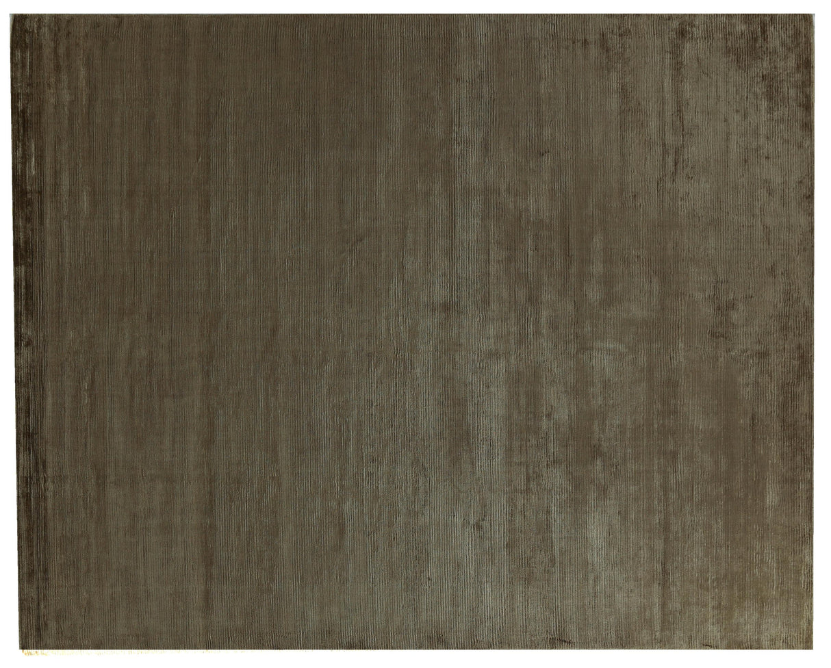 Exquisite Rugs Dove handloomed Viscose 9478 Mushroom 12' x 9' Area Rug