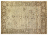 Exquisite Rugs Antique Weave Oushak hand-knotted New Zealand Wool 9493 Ivory/Beige 18' x 14' Area Rug