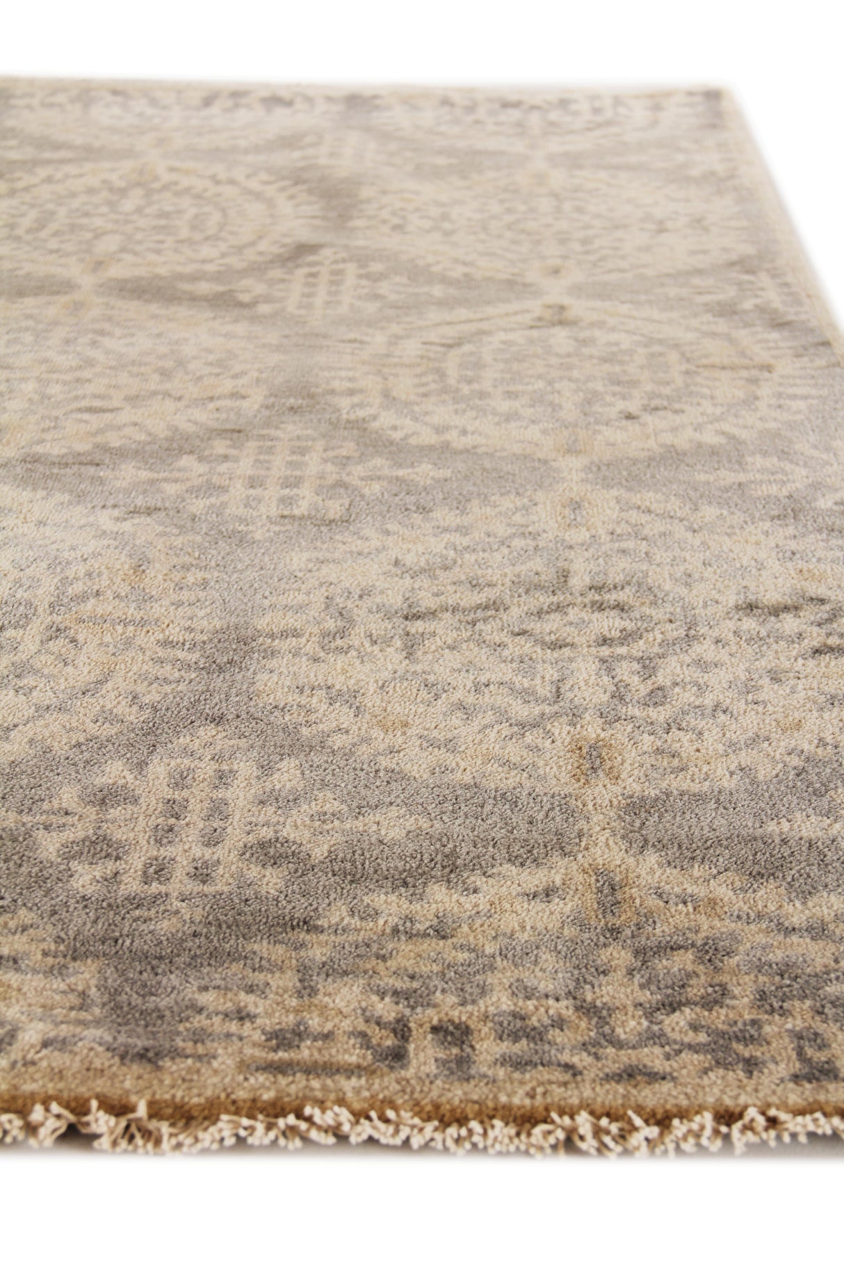 Exquisite Rugs Fine Wool hand-knotted New Zealand Wool 9495 Silver/Gray 14' x 10' Area Rug