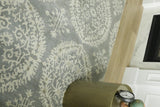 Exquisite Rugs Fine Wool hand-knotted New Zealand Wool 9495 Silver/Gray 14' x 10' Area Rug