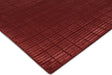 Exquisite Rugs Blocks handloomed Viscose 9502 Red 11' x 9' Area Rug