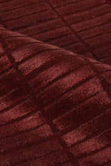 Exquisite Rugs Blocks handloomed Viscose 9502 Red 11' x 9' Area Rug