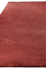 Exquisite Rugs Dove handloomed Viscose 9507 Ruby Red 10' x 8' Area Rug