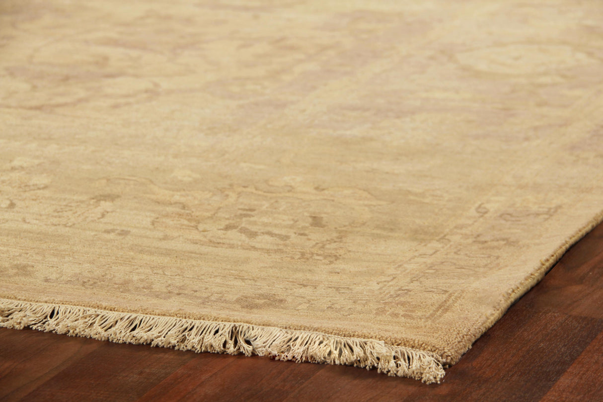 Exquisite Rugs Antique Weave Ziegler hand-knotted New Zealand Wool 9534 Gold/Beige 20' x 15' Area Rug