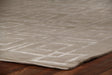 Exquisite Rugs Super Tibetan hand-knotted Wool/Bamboo Silk 9556 Taupe 12' x 9' Area Rug