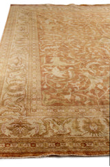 Exquisite Rugs Antique Weave Oushak hand-knotted New Zealand Wool 9564 Rust/Ivory 10' x 8' Area Rug