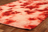 Exquisite Rugs Flatweave flatweave New Zealand Wool 9588 Red 5' x 3' Area Rug