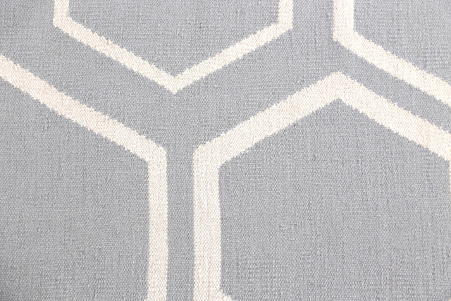 Exquisite Rugs Flatweave flatweave New Zealand Wool 9686 Light Blue 8' x 5' Area Rug