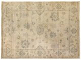 Exquisite Rugs Antique Weave Oushak hand-knotted New Zealand Wool 9691 Ivory 18' x 14' Area Rug