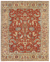 Exquisite Rugs Antique Weave Serapi hand-knotted New Zealand Wool 9745 Rust/Gold 15' x 12' Area Rug