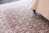 Exquisite Rugs Antique Weave Bamboo hand-knotted Bamboo Silk 9800 Beige 15' x 12' Area Rug