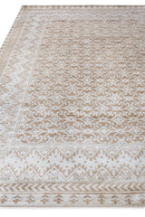 Exquisite Rugs Antique Weave Bamboo hand-knotted Bamboo Silk 9800 Beige 15' x 12' Area Rug