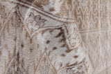 Exquisite Rugs Antique Weave Bamboo hand-knotted Bamboo Silk 9800 Beige 15' x 12' Area Rug