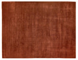Exquisite Rugs Smart Gem handloomed Wool/Viscose 9805 Orange 9' x 6' Area Rug