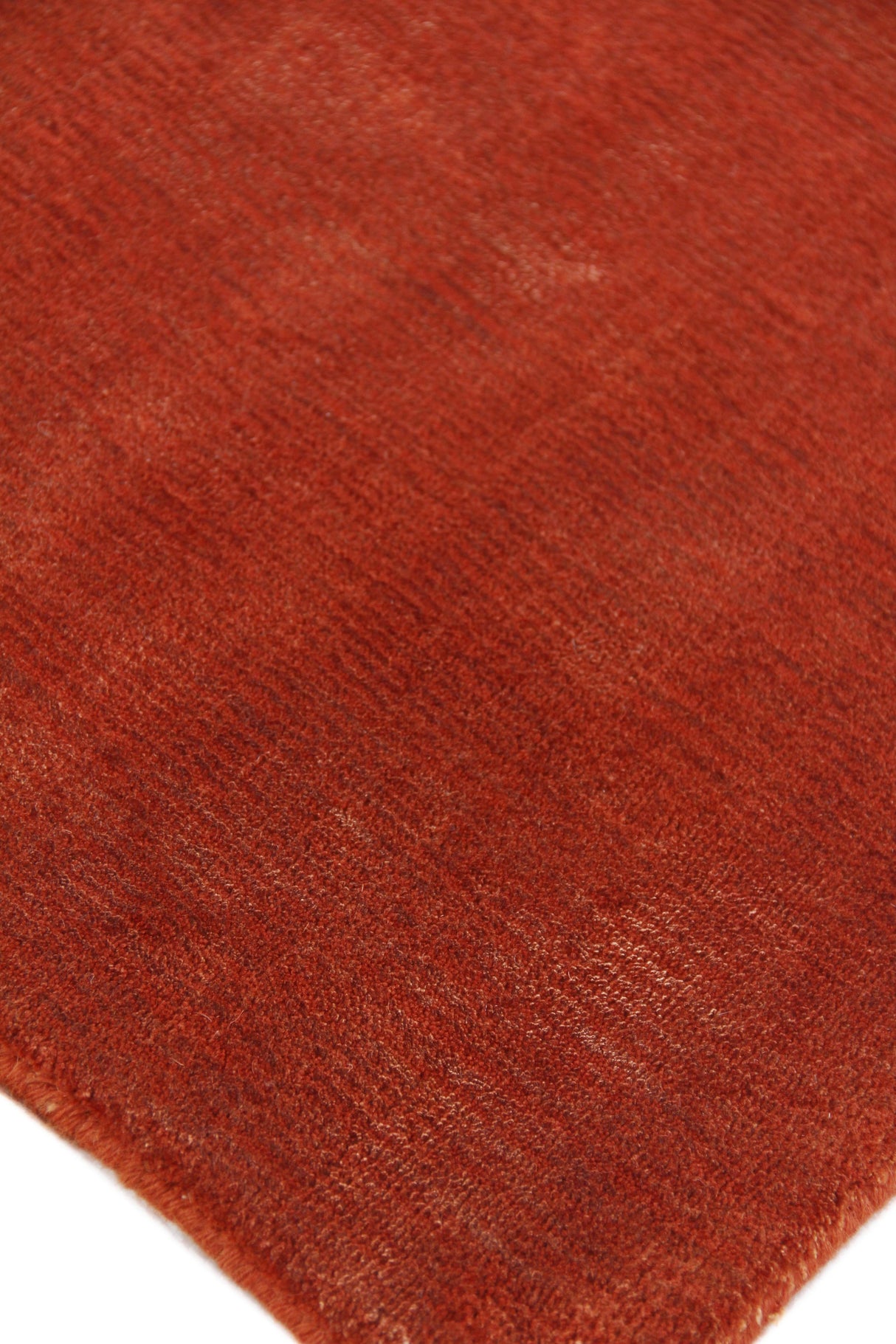 Exquisite Rugs Smart Gem handloomed Wool/Viscose 9805 Orange 9' x 6' Area Rug