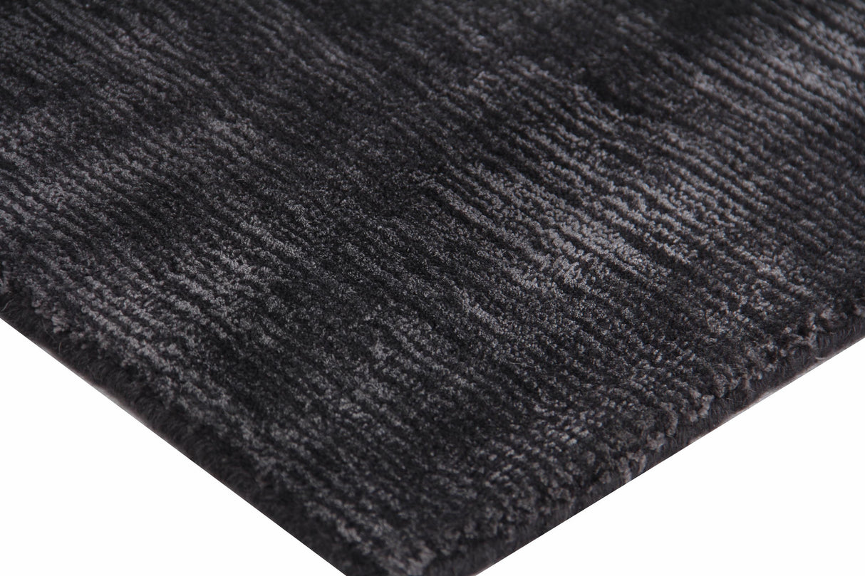 Exquisite Rugs Smart Gem handloomed Wool/Viscose 9806 Charcoal 9' x 6' Area Rug