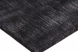 Exquisite Rugs Smart Gem handloomed Wool/Viscose 9806 Charcoal 10' x 8' Area Rug