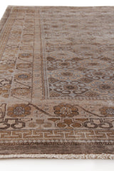 Exquisite Rugs Fine Khotan hand-knotted Bamboo Silk 9918 Camel/Ivory 15' x 12' Area Rug