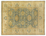 Exquisite Rugs Antique Weave Oushak hand-knotted New Zealand Wool 9934 Cobalt/Ivory 18' x 14' Area Rug