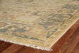 Exquisite Rugs Antique Weave Oushak hand-knotted New Zealand Wool 9940 Beige/Gray 18' x 14' Area Rug