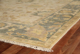 Exquisite Rugs Antique Weave Oushak hand-knotted New Zealand Wool 9940 Beige/Gray 18' x 14' Area Rug