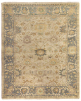 Exquisite Rugs Antique Weave Oushak hand-knotted New Zealand Wool 9940 Beige/Gray 18' x 14' Area Rug