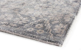Exquisite Rugs Antique Weave Bamboo hand-knotted Bamboo Silk 9997 Gray 9' x 6' Area Rug