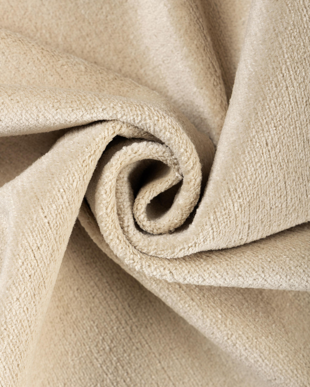 Brunschwig & Fils CLUNY VELVET LINEN BEIGE Upholstery Fabric