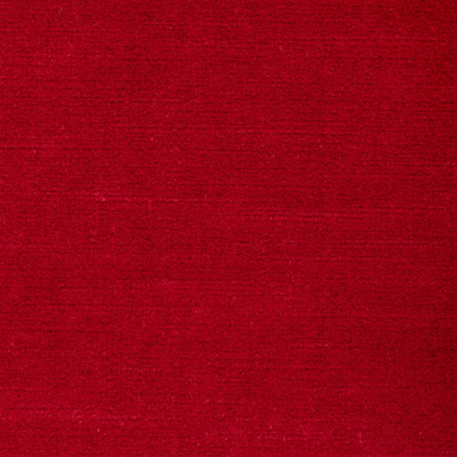Brunschwig & Fils CLUNY VELVET LINEN RED Upholstery Fabric