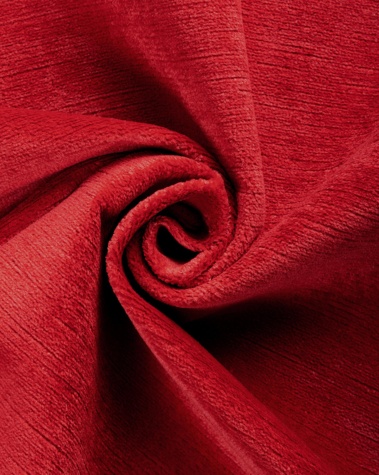 Brunschwig & Fils CLUNY VELVET LINEN RED Upholstery Fabric