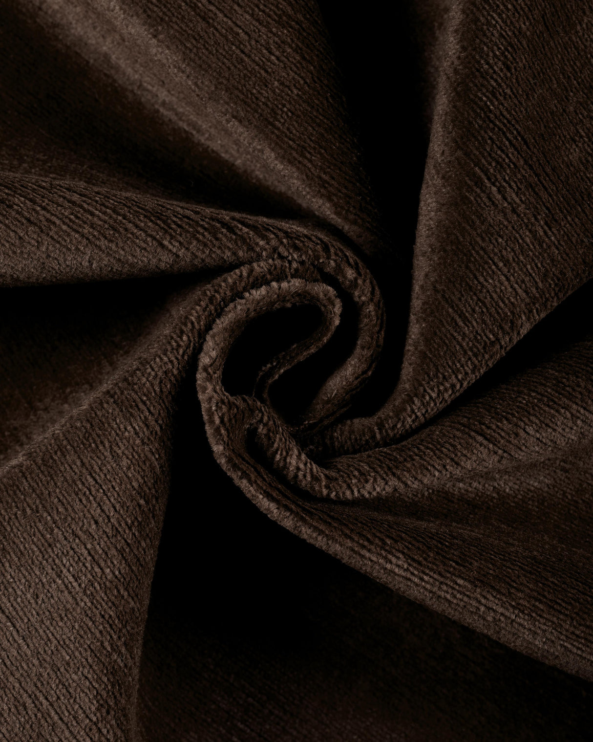 Brunschwig & Fils CLUNY VELVET LINEN CHARCOAL Upholstery Fabric