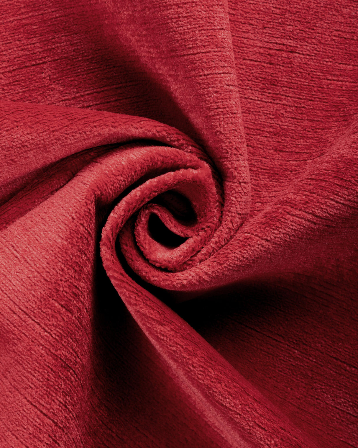 Brunschwig & Fils CLUNY VELVET LINEN RUBY Upholstery Fabric