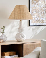 Surya Baska BSKA-001 27"H x 19"W x 19"D Table Lighting