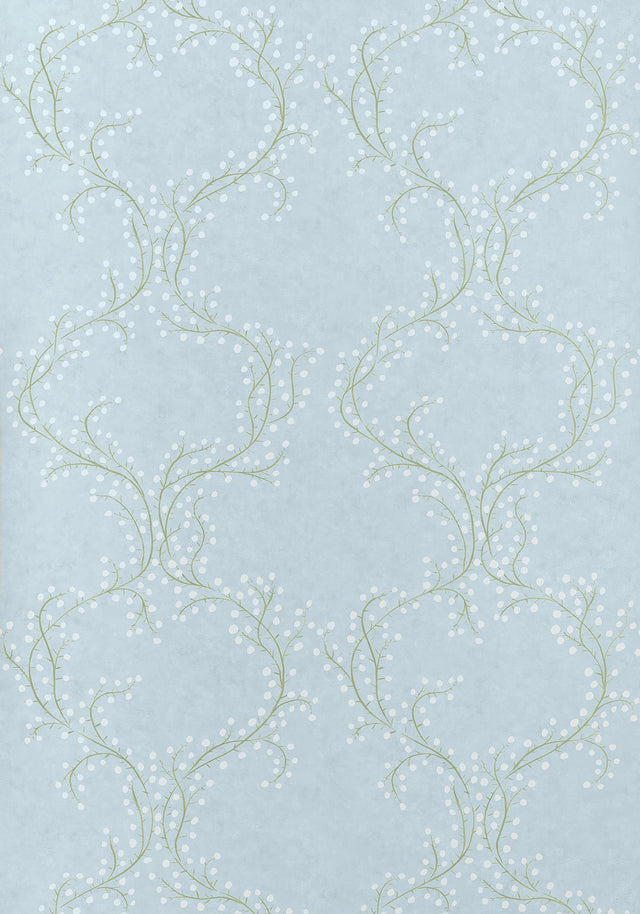 Thibaut Markle Trail Spa Blue Wallpaper