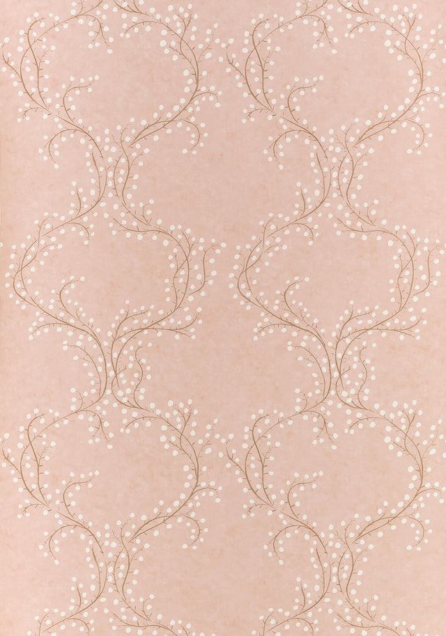 Thibaut Markle Trail Soft Peach Wallpaper