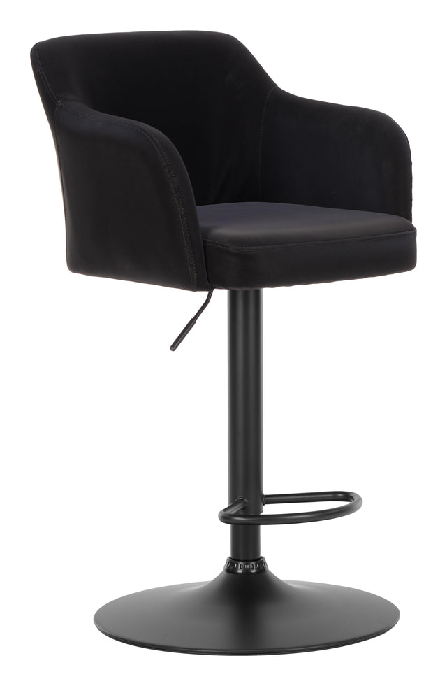 ZUO Prescott Barstool Black