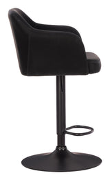 ZUO Prescott Barstool Black