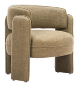 ZUO Naan Accent Chair Artichoke Green