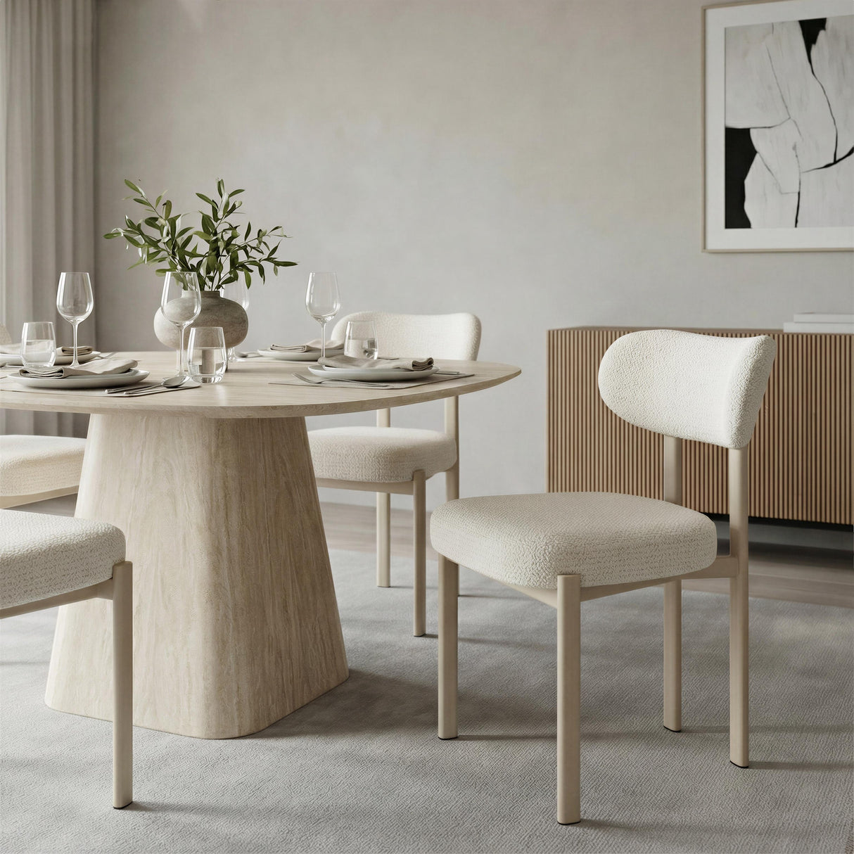 ZUO Brim Dining Table Natural