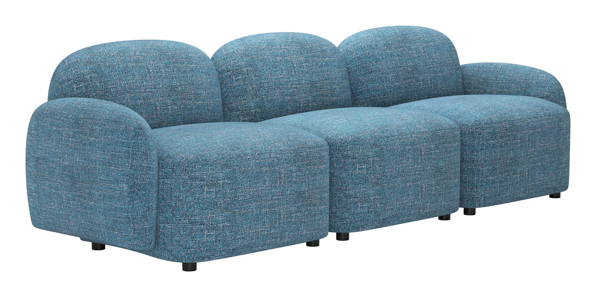 ZUO Cleo Modular Sofa Blue