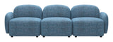 ZUO Cleo Modular Sofa Blue