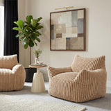 ZUO Sira Side Table Natural & Ivory