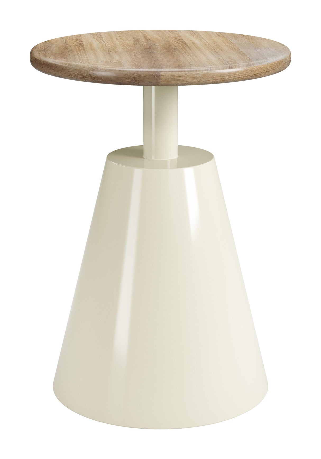 ZUO Sira Side Table Natural & Ivory