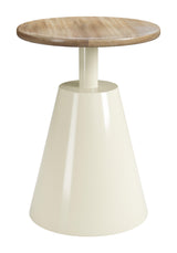 ZUO Sira Side Table Natural & Ivory